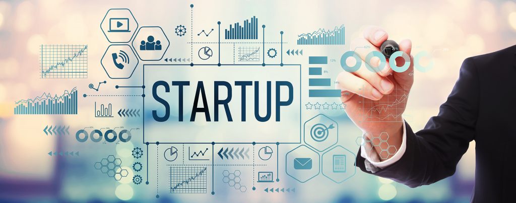 Startup with businessman